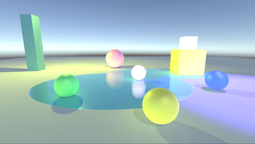 Unity Screen Space Reflections 反射 の使い方と効果 Post Processing エクスプラボ