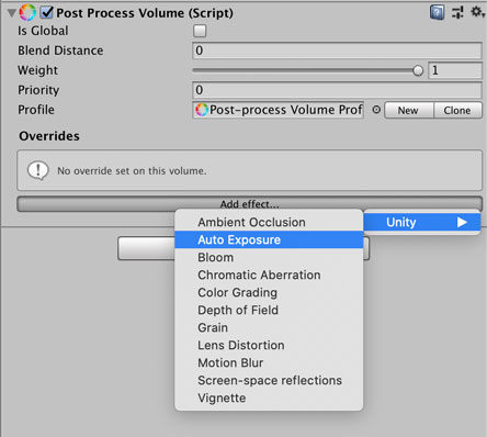 Unity Auto Exposure 自動露出 の使い方と効果 Post Processing エクスプラボ