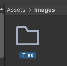 Imagesの下のTilesフォルダ