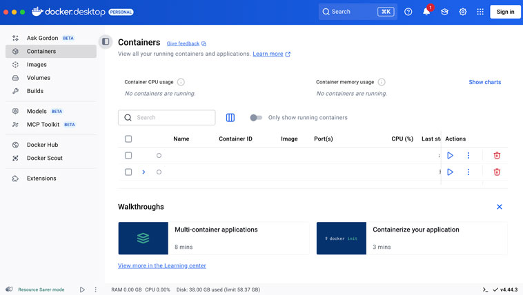 Docker Desktop